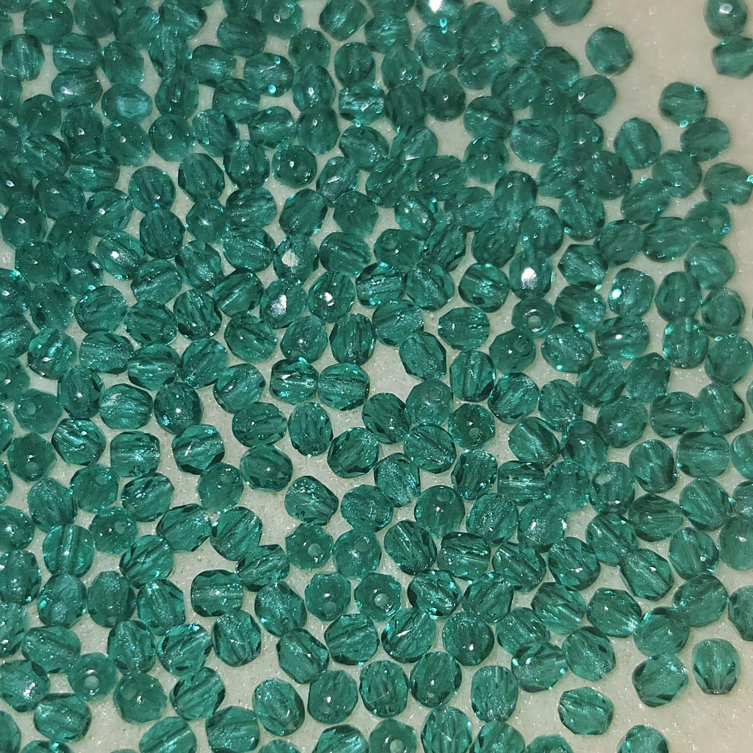 Margele Cehesti Fire-Polish 4mm 50650 Teal — Imaginea 1