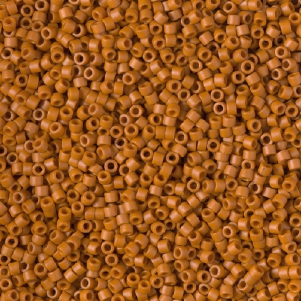 Delica 11/0 DB2287 Frost op Glaze Burnt Orange