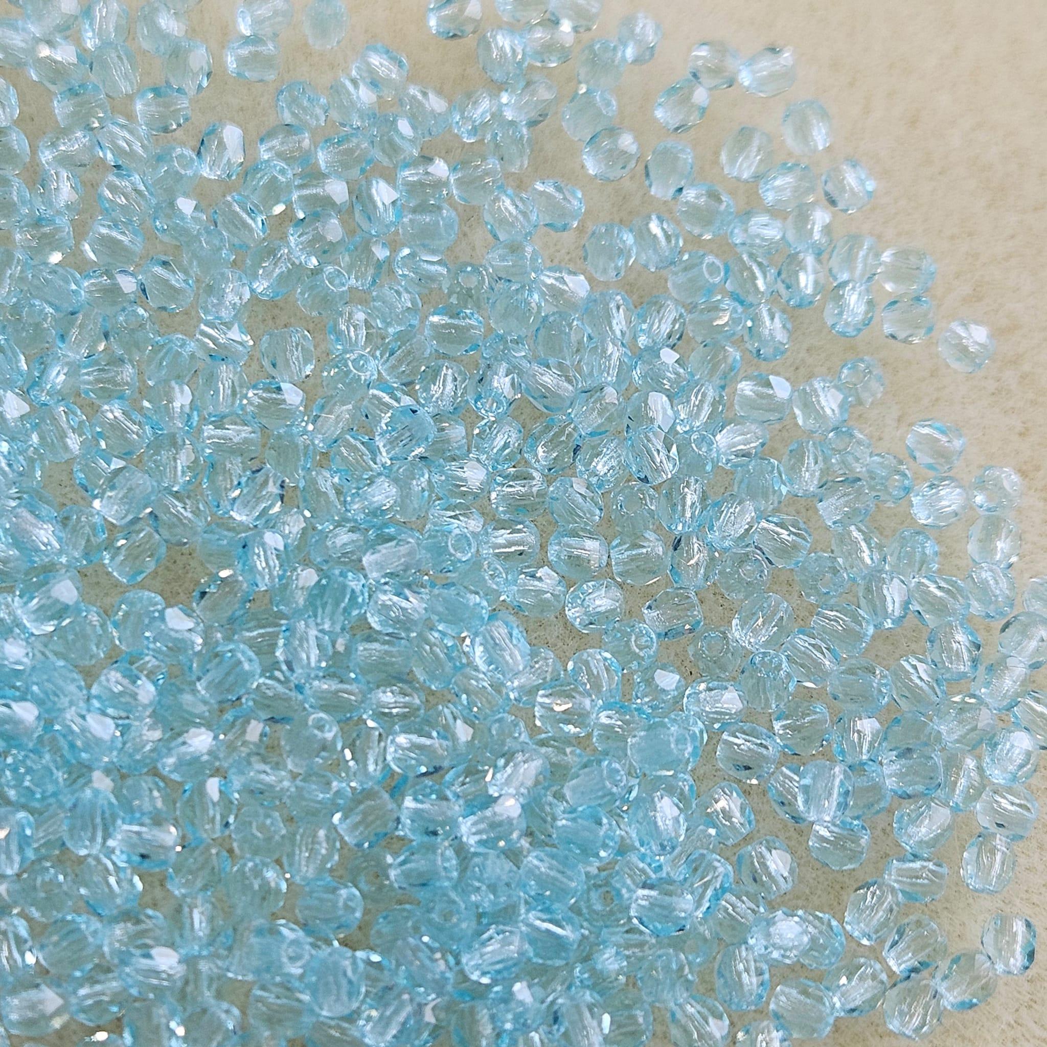 Fire Polish 3mm 60010 Aquamarine — Imaginea 1