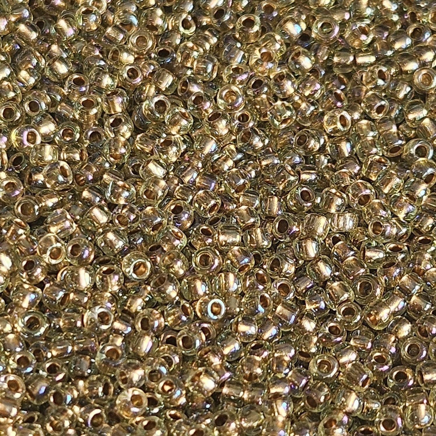 Margele Toho 11/0 0998 Gold lined Rainbow Lt. Jonquil — Imaginea 2