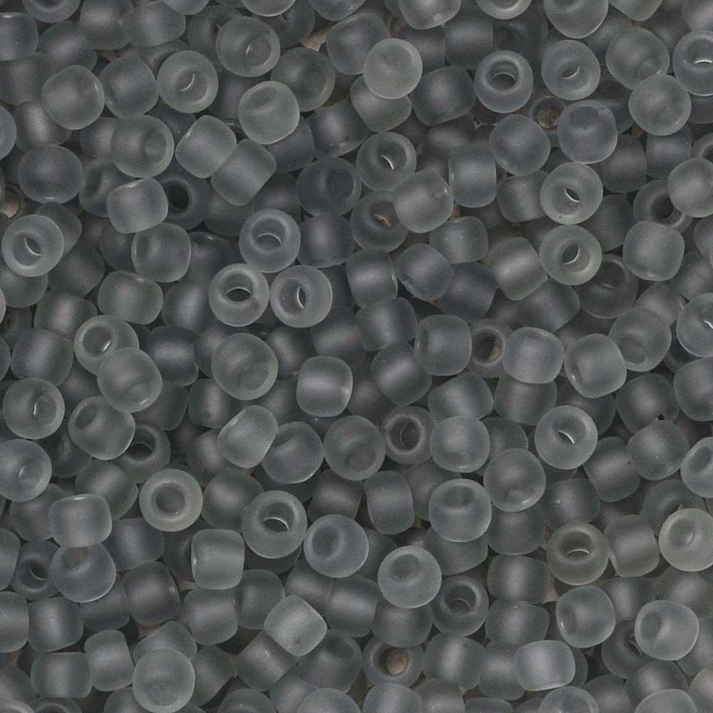 Margele Toho 11/0 0009F transparent Frosted Lt. Gray — Imaginea 1