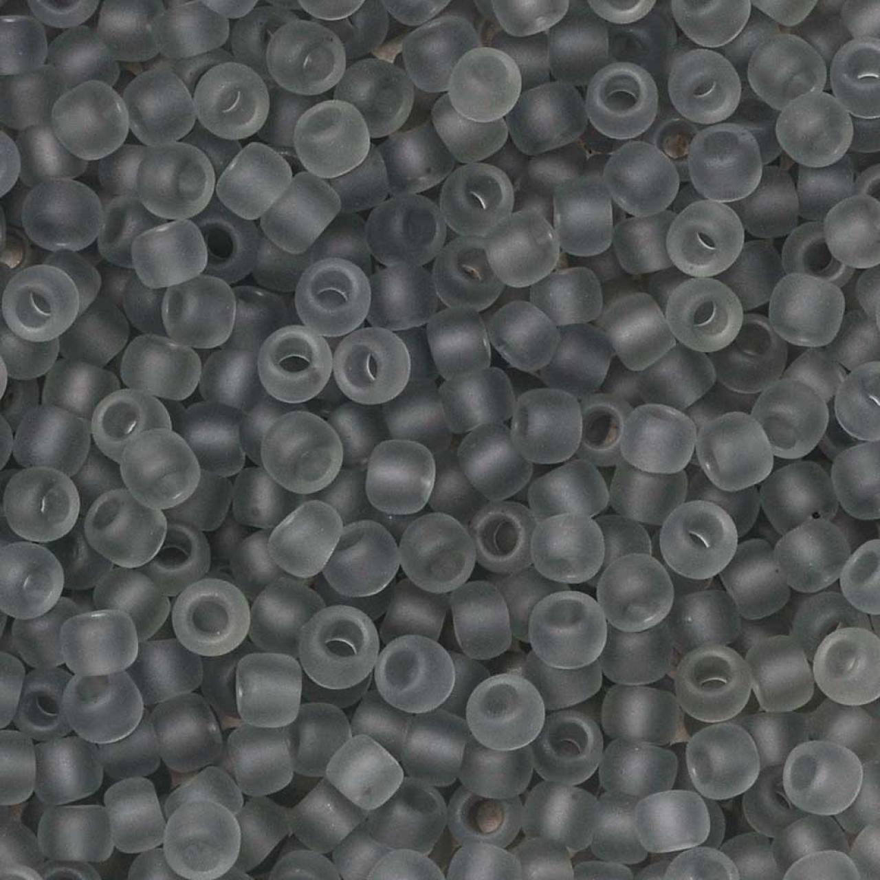 Margele Toho 11/0 0009F transparent Frosted Lt. Gray