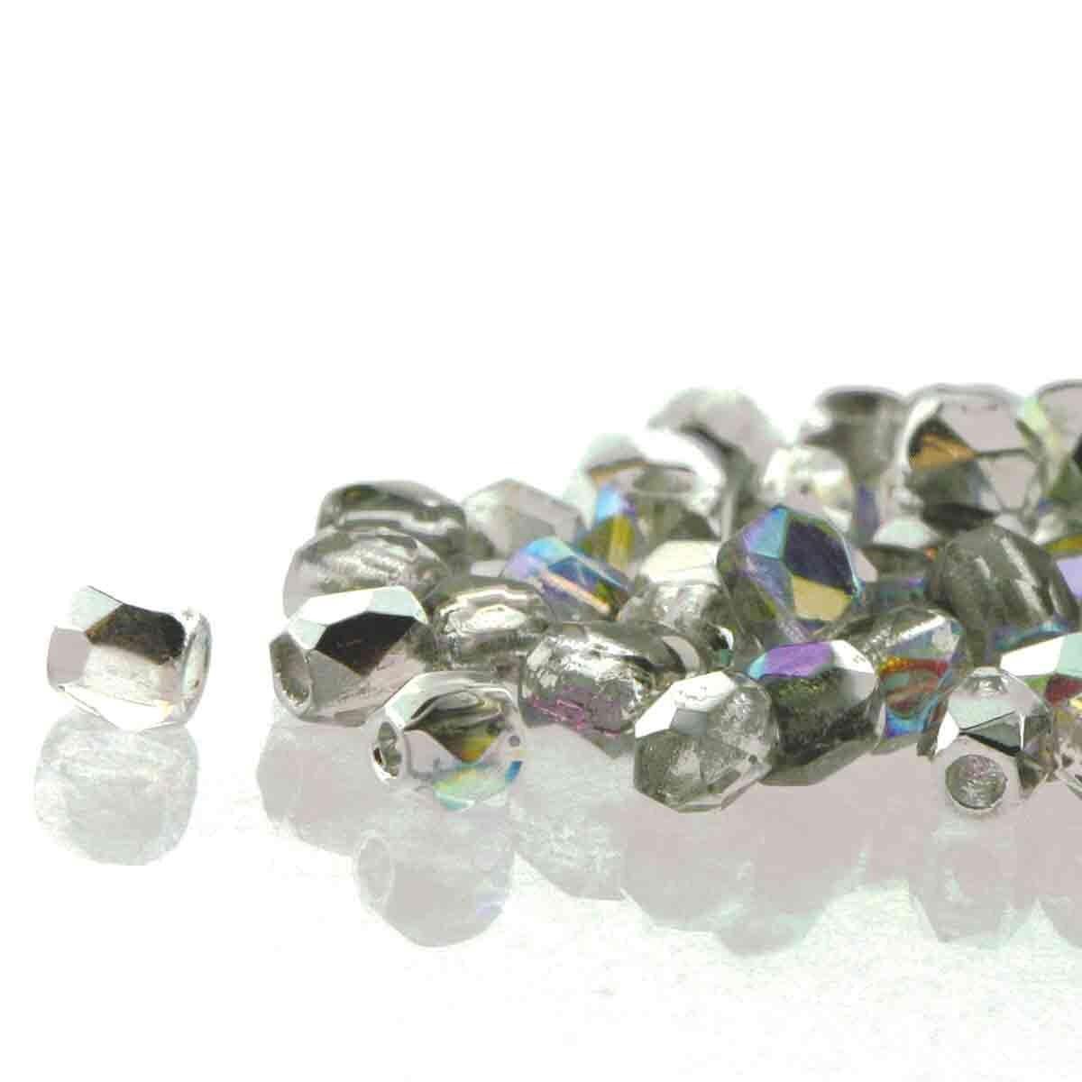 Fire Polish True 2 98530/00030 Crystal Silver Rainbow — Imaginea 1
