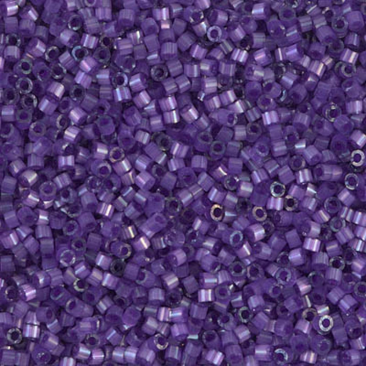 Delica 11/0 DB1810 Silk Satin Dyed Purple
