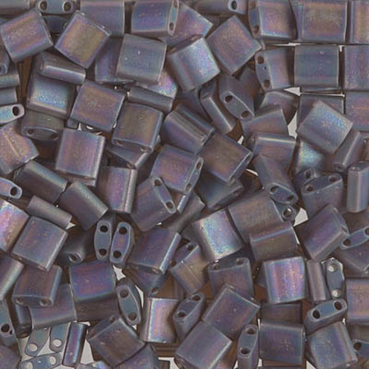 Miyuki Tila 0134FR Matte Transp Dk Topaz