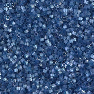 Delica 11/0 DB1811 Dyed Dusk Blue Silk Satin — Imaginea 1