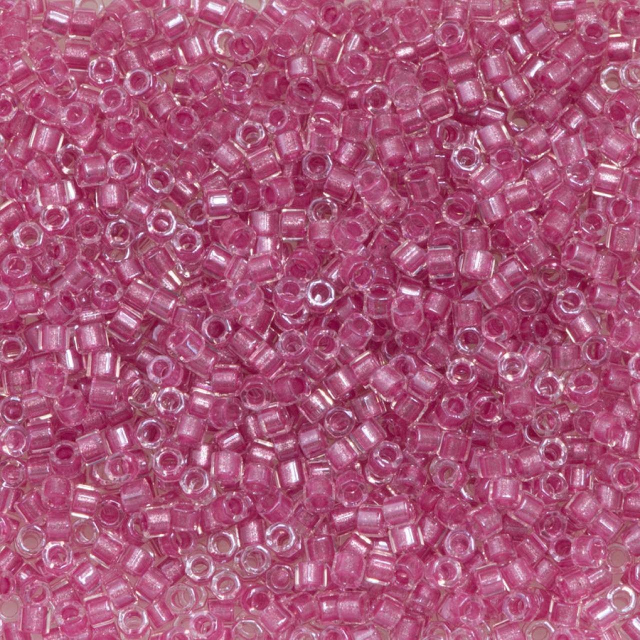 Delica Hexcut 11/0 DBC0902 Sparkle Rose Lined Crystal