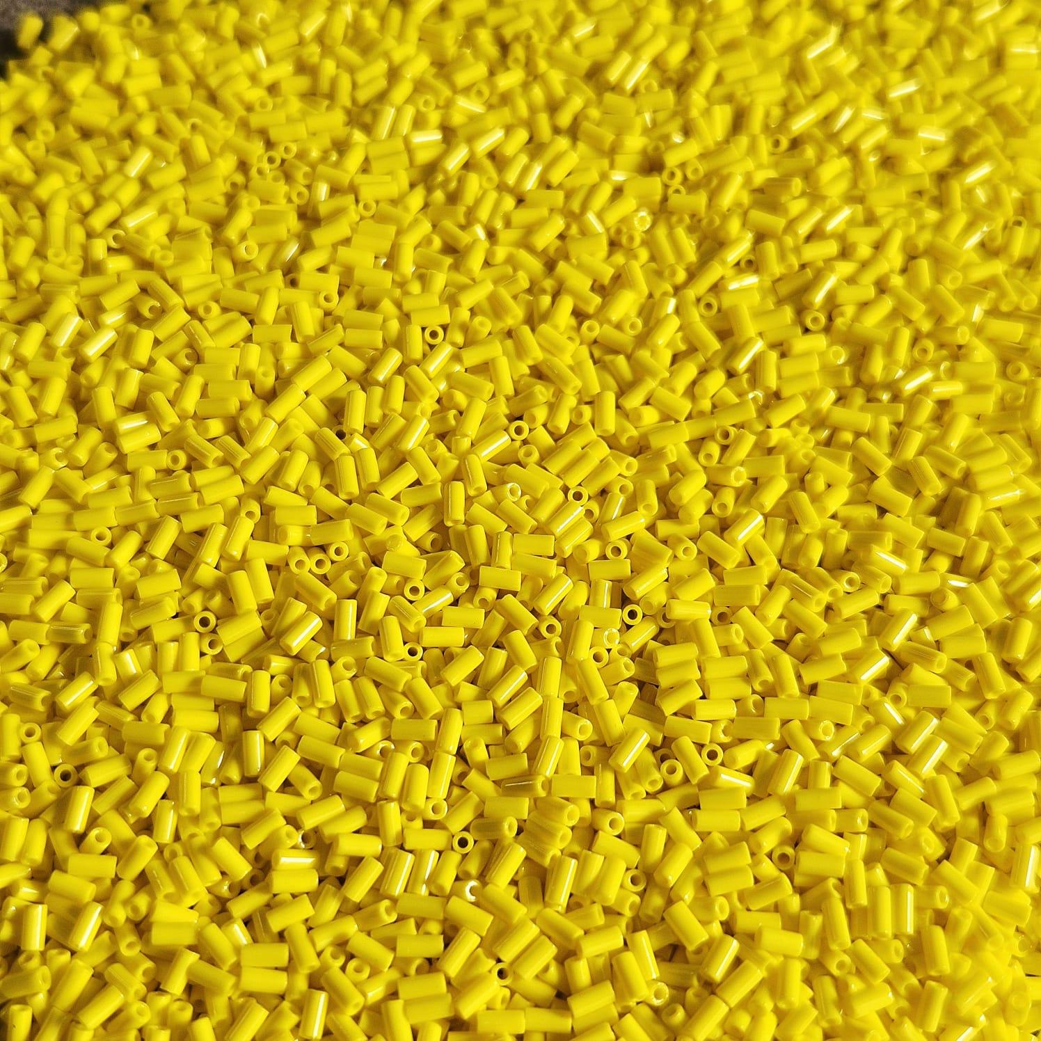 Miyuki Bugle 3mm 0404 Op. Yellow — Imaginea 1