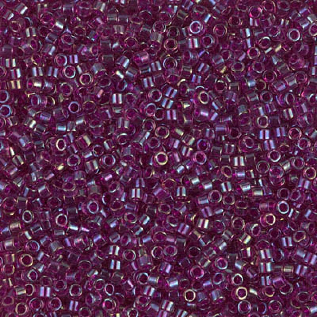 Delica 11/0 DB1747 Transp Inside Dyed Purple