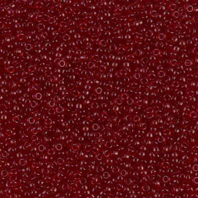 Margele de nisip Miyuki 15/0 0141D Transp Dk Ruby — Imaginea 1