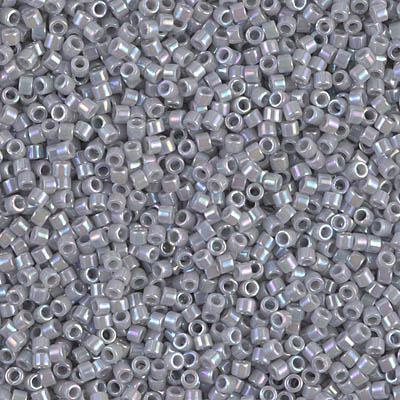 Delica 11/0 DB1579 Op Ghost Gray AB — Imaginea 1
