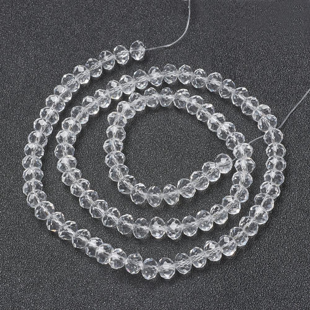 Rondele Sticla 2.3x2mm Clear — Imaginea 1