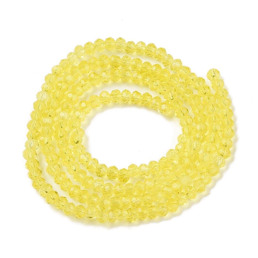 Rondele Sticla 2.3x2mm Yellow — Imaginea 1
