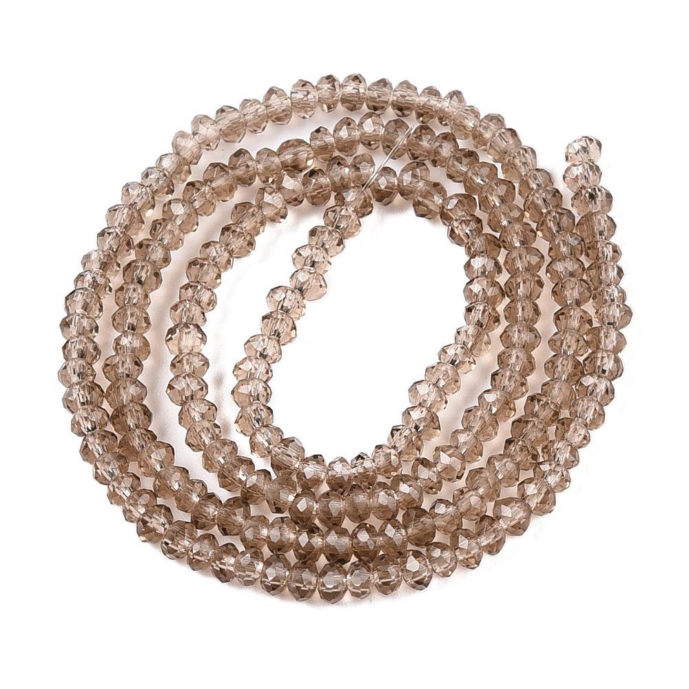 Rondele Sticla 2,3x2mm Tan — Imaginea 1