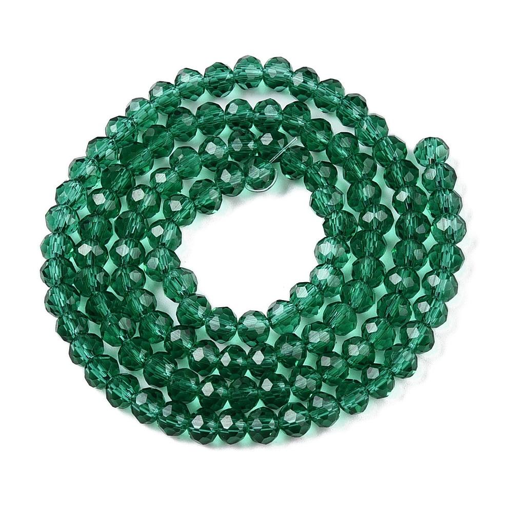 Rondele Sticla 2.3x2mm Sea Green — Imaginea 1
