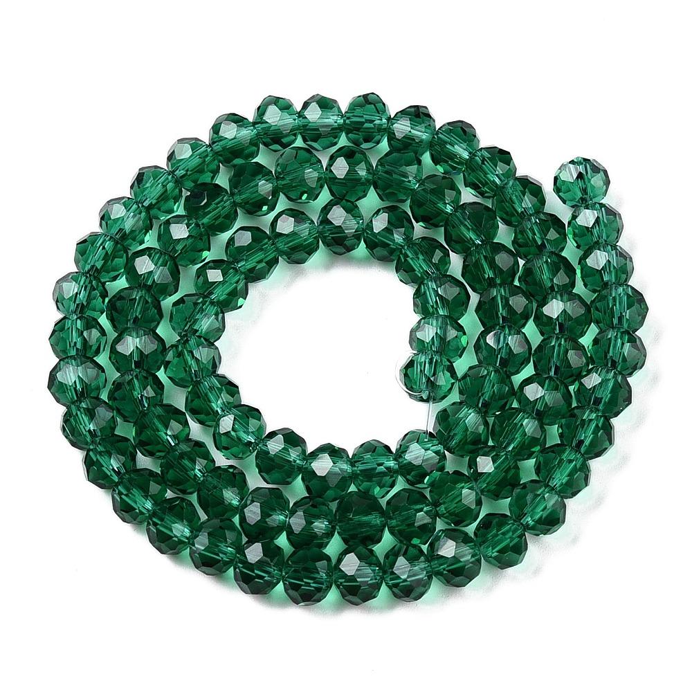 Rondele Sticla 4mm Sea Green — Imaginea 1