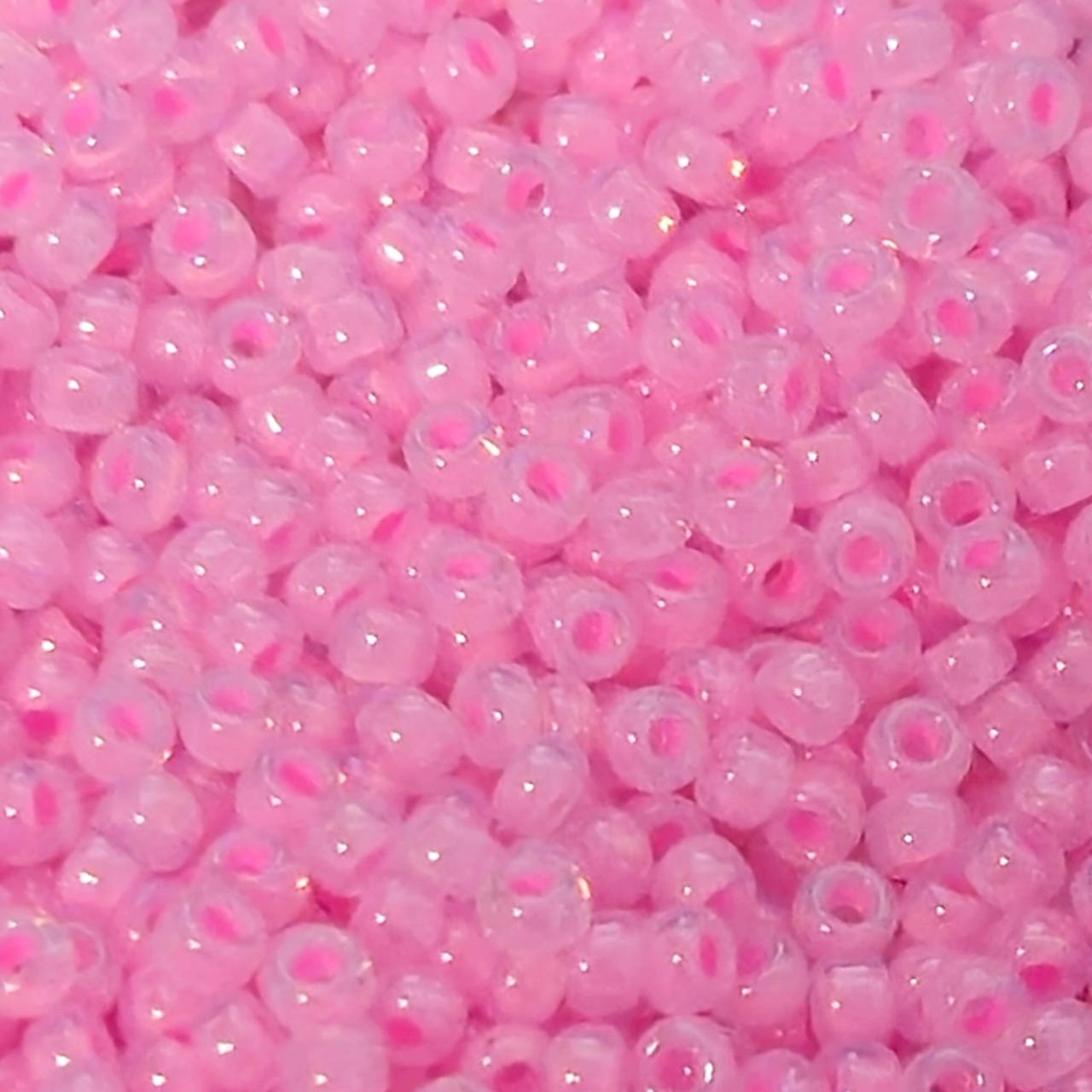 Margele de nisip Miyuki 11/0 0518 Ceylon Soft Baby Pink