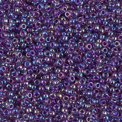 Margele de nisip Miyuki 11/0 0356 Purple Lined Amethyst AB — Imaginea 1