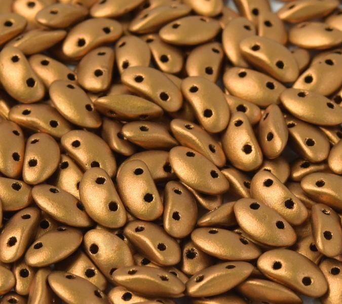Margele Mobyduo 3x8mm 01740 Brass Gold — Imaginea 1