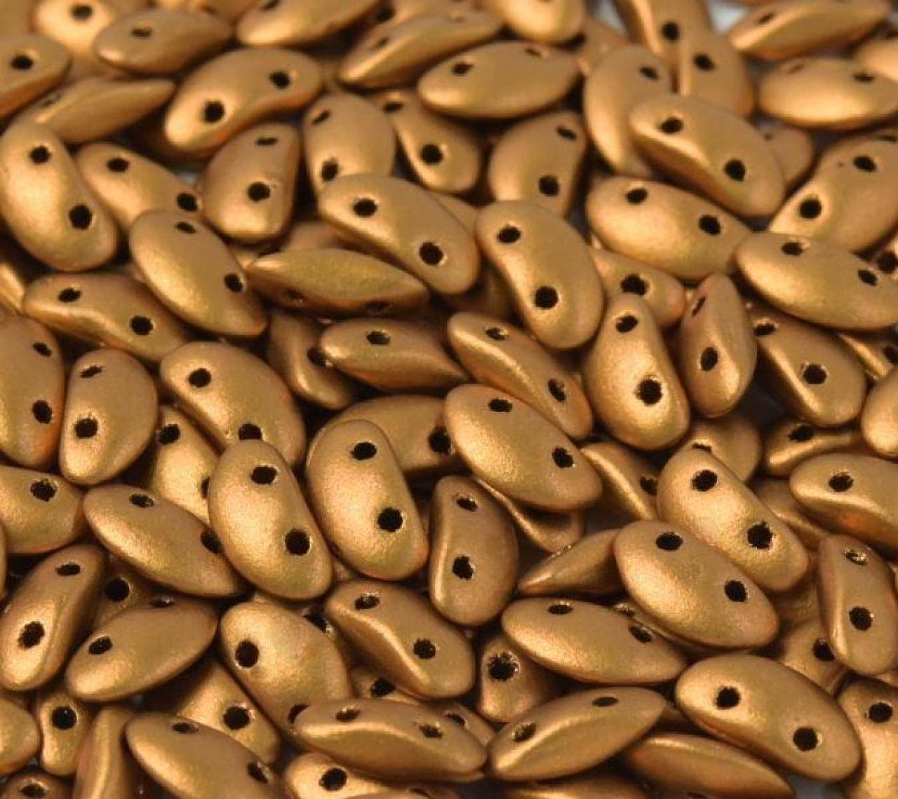 Margele Mobyduo 3x8mm 01740 Brass Gold