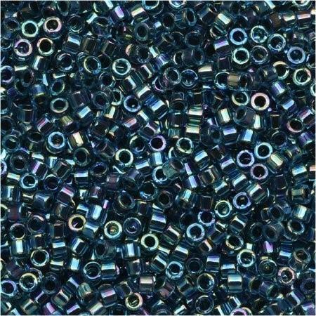 Delica 11/0 DB0085 Lined Blue AB — Imaginea 1