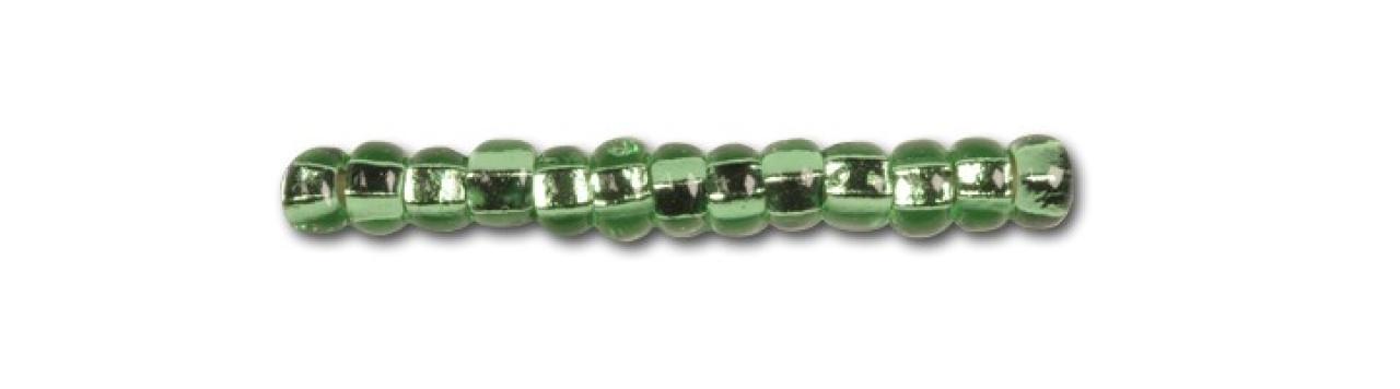 Margele de nisip Preciosa Ornela 10/0 19001/57100 Lt. Green Silver Lined — Imaginea 2