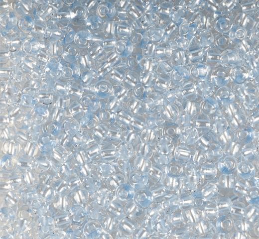 Margele de nisip Preciosa ornela 10/0 19001/38236 Crystal Coliur Lined Pale Blue — Imaginea 1