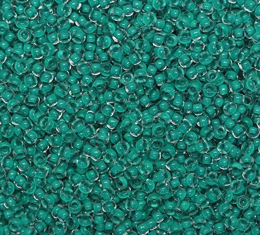 Margele de nisip Preciosa Ornela 10/0 19001/08A58 Sea Green Terra Intensive Lining — Imaginea 1