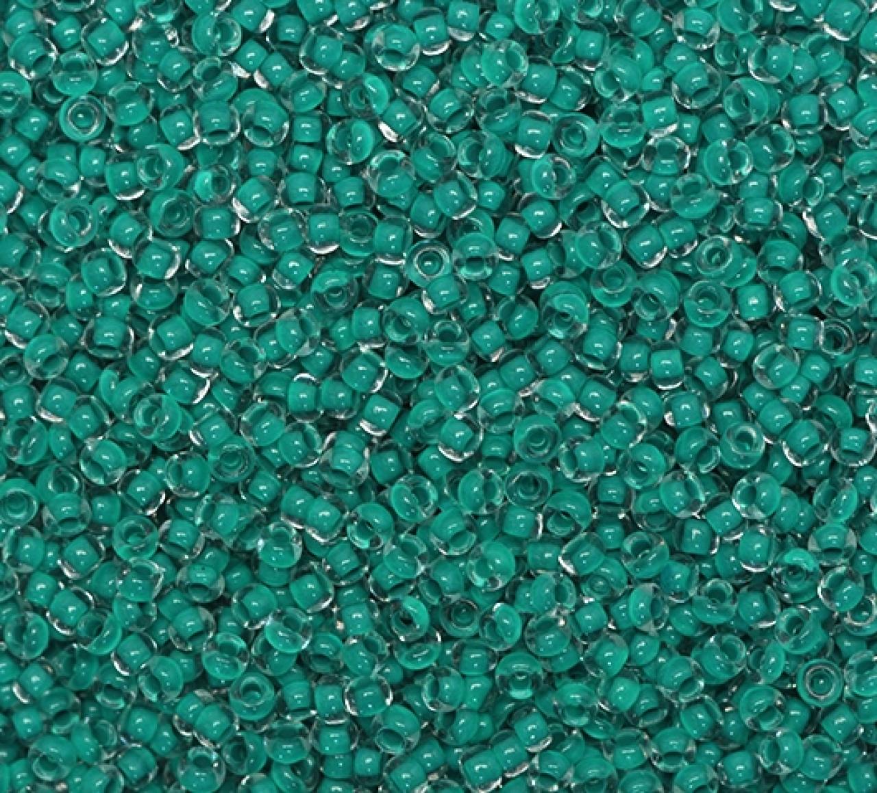 Margele de nisip Preciosa Ornela 10/0 19001/08A58 Sea Green Terra Intensive Lining