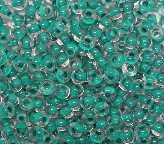 Margele de nisip Preciosa Ornela 10/0 19001/08A58 Sea Green Terra Intensive Lining — Imaginea 2