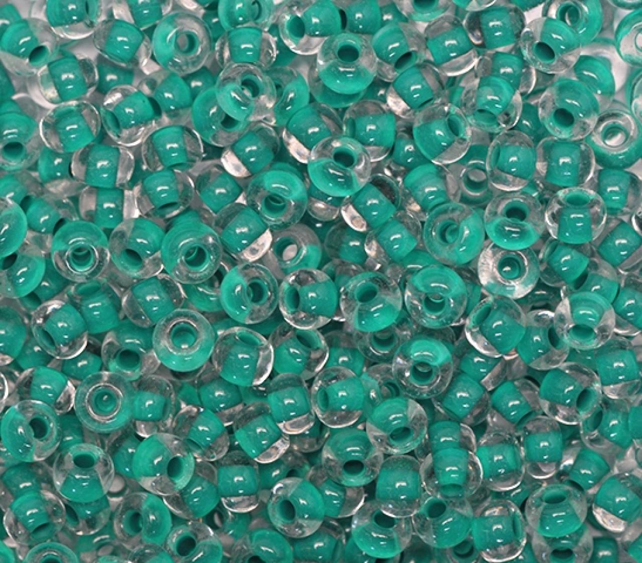 Margele de nisip Preciosa Ornela 10/0 19001/08A58 Sea Green Terra Intensive Lining — Imaginea 2