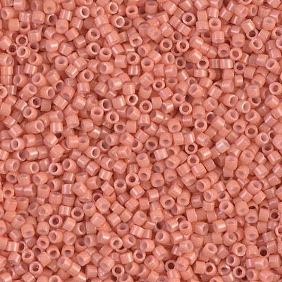 Delica 11/0 DB1363 Dyed Opaque Peach — Imaginea 1