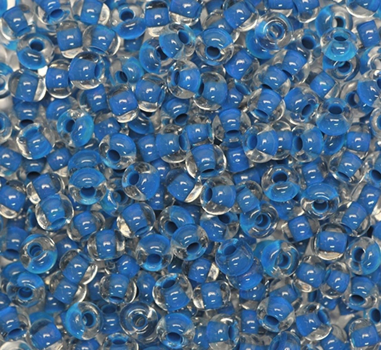 Margele de nisip Preciosa Ornela 10/0 19001/08A38 Blue Terra Intensive Lining