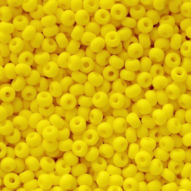 Margele de nisip Preciosa Ornela 6/0 39001/83110 Opaque Yellow Matte — Imaginea 1