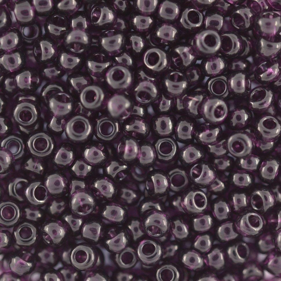 Margele De Nisip Preciosa Ornela 13/0 19001/20060 Transparent Dark Amethist — Imaginea 1