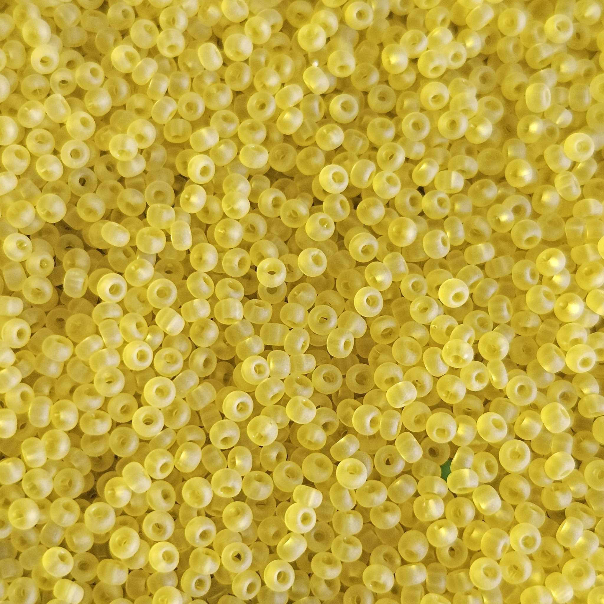 Margele de nisip Preciosa Ornela 10/0 39001/80010 Transparent Yellow Matte — Imaginea 1