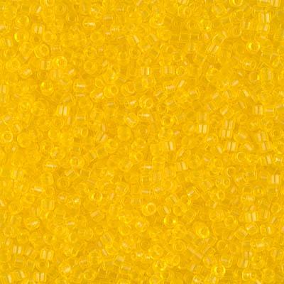 Delica 11/0 DB1301 Dyed Transp Lt Yellow — Imaginea 1