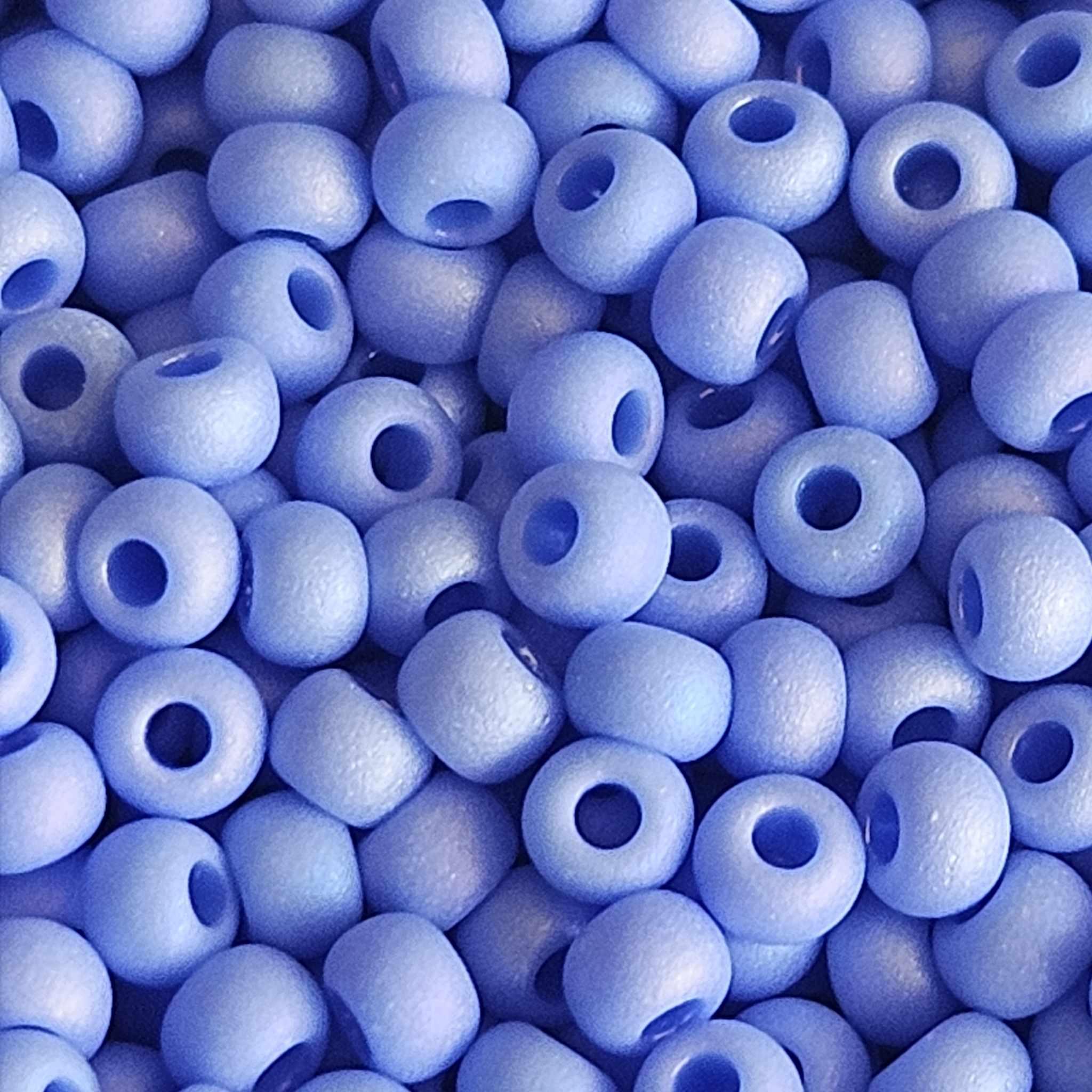 Margele de nisip Preciosa Ornela 10/0 39001/34020 Opaque Blue Luster AB Matte — Imaginea 1