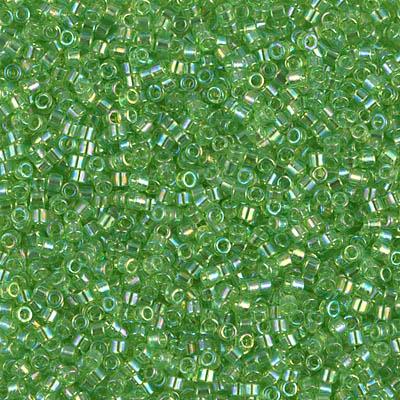 Delica 11/0 DB1246 Transparent Lime AB — Imaginea 1