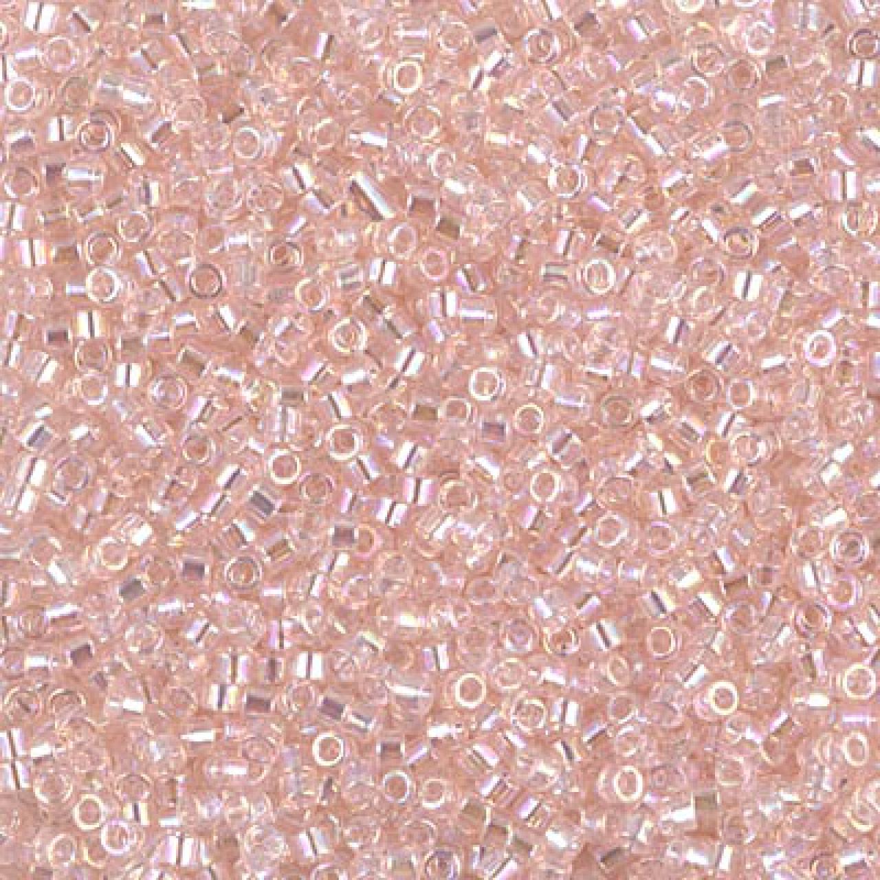 Delica 11/0 DB1243 Transp. Pink Mist AB