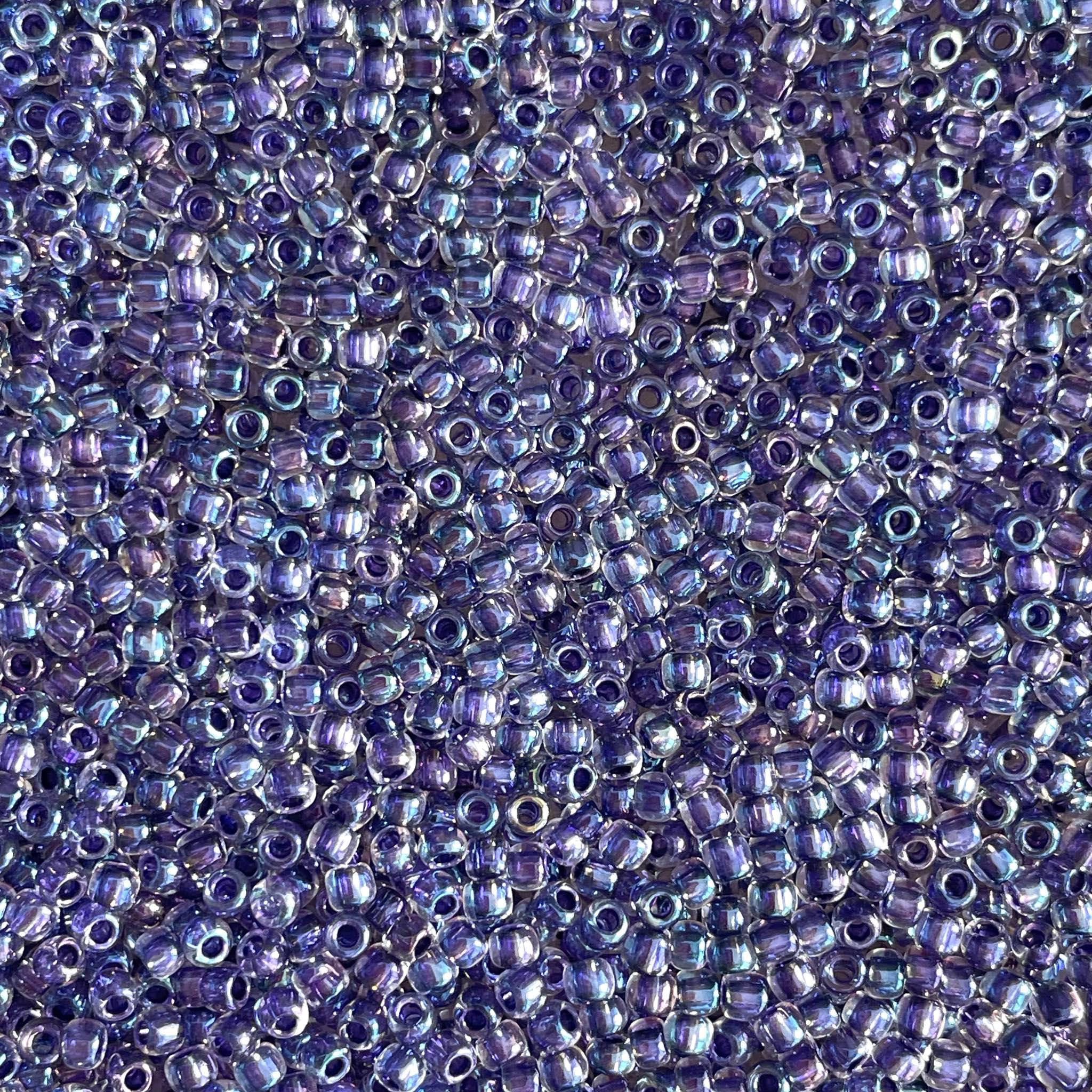 Margele toho 11/0 0181 Inside Colour Rainbow/Tanzanite Lined — Imaginea 1