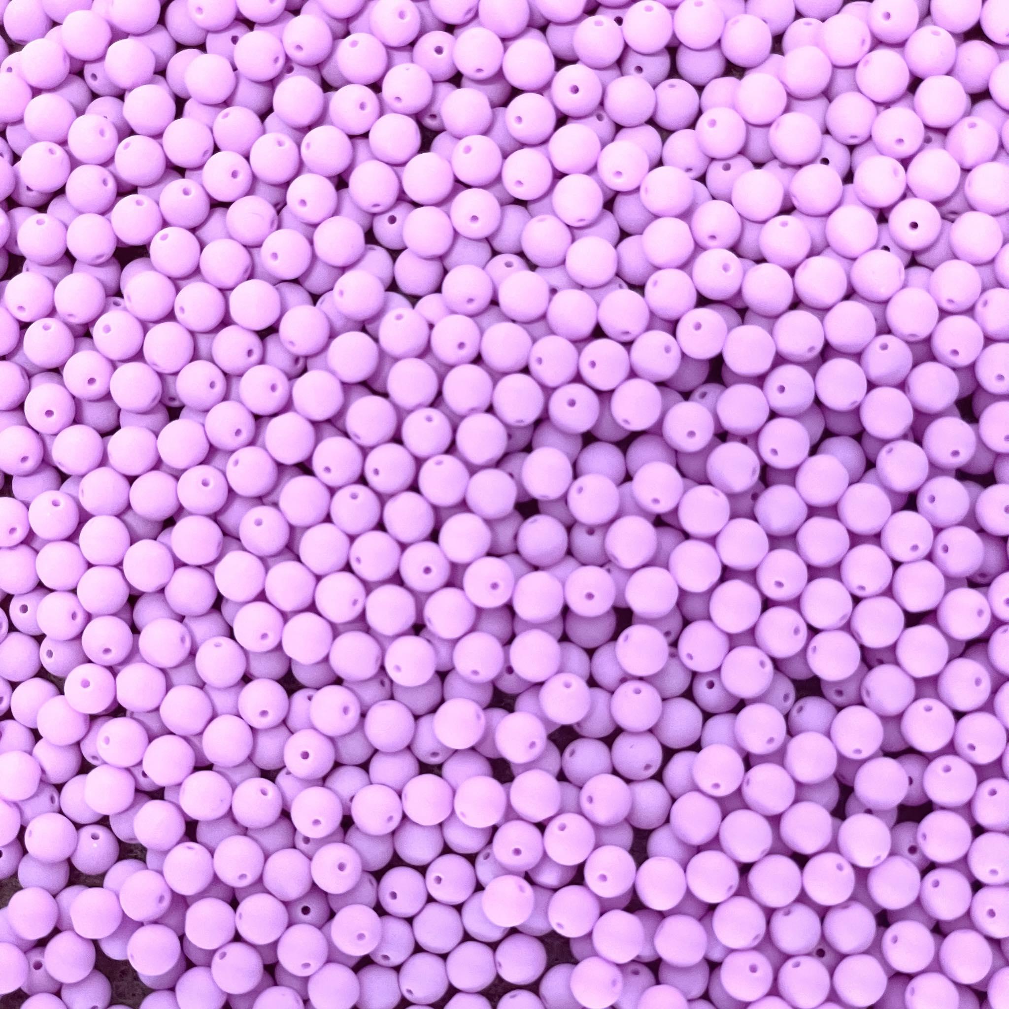 Margele Rotunde 6mm 92925/02010 Alabaster Soft Magenta — Imaginea 1