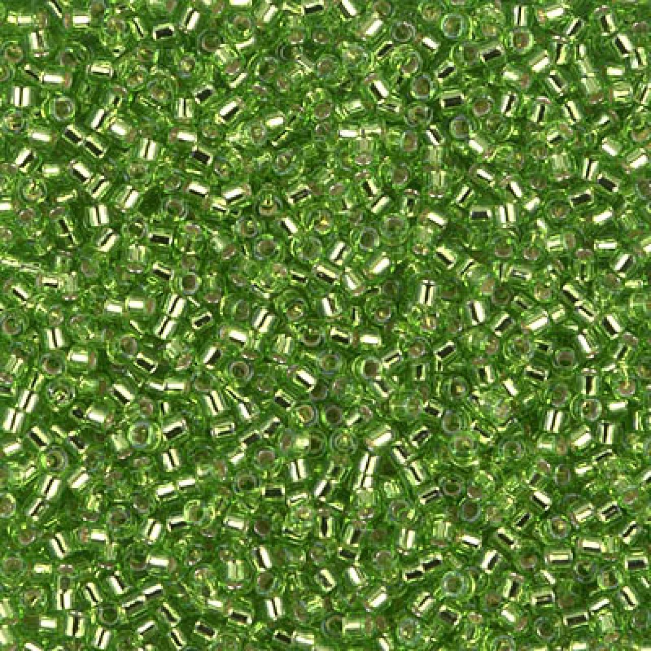 Delica 11/0 DB1206 Silver Lined Lime