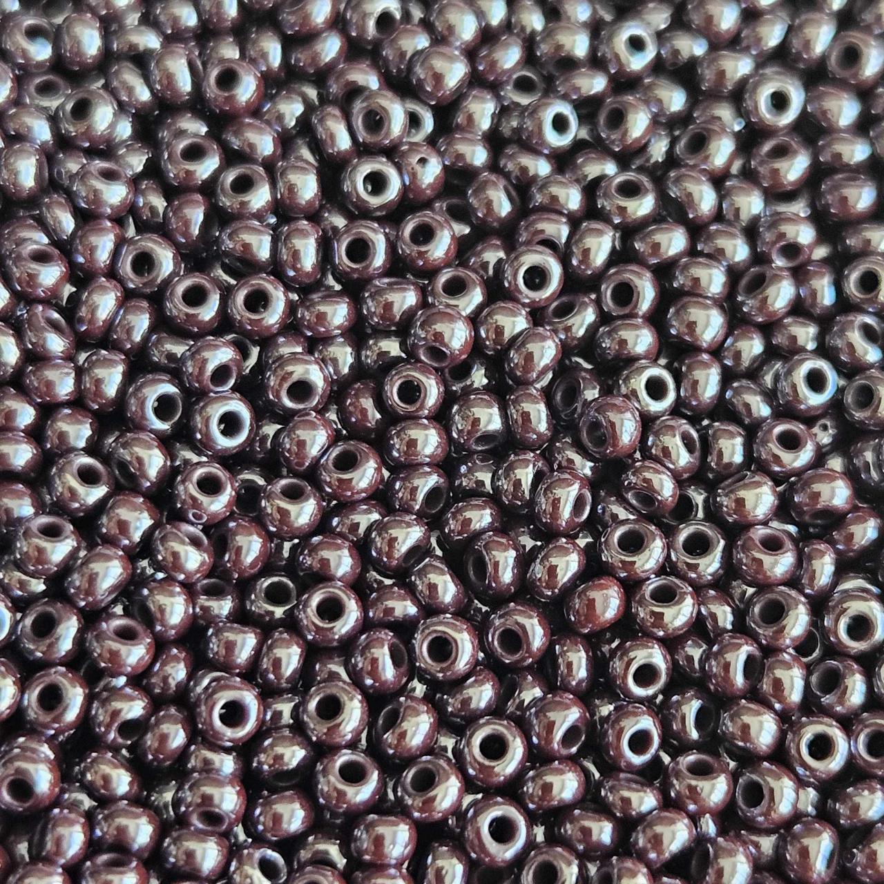Margele de nisip Preciosa Ornela 10/0 19001/18780 Dark Mauve Pearl — Imaginea 2