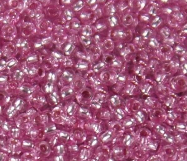*Margele de nisip Preciosa Ornela 19001/08277 Silver-Lined Pink — Imaginea 1