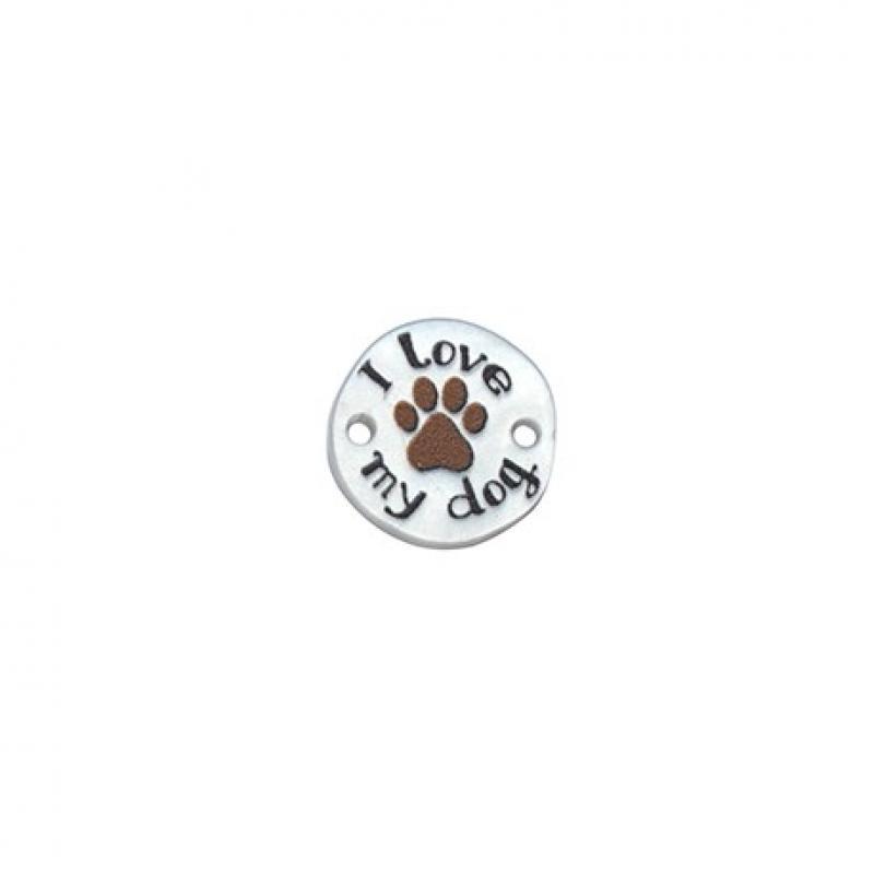 Conector 15 mm I love My Dog — Imaginea 1