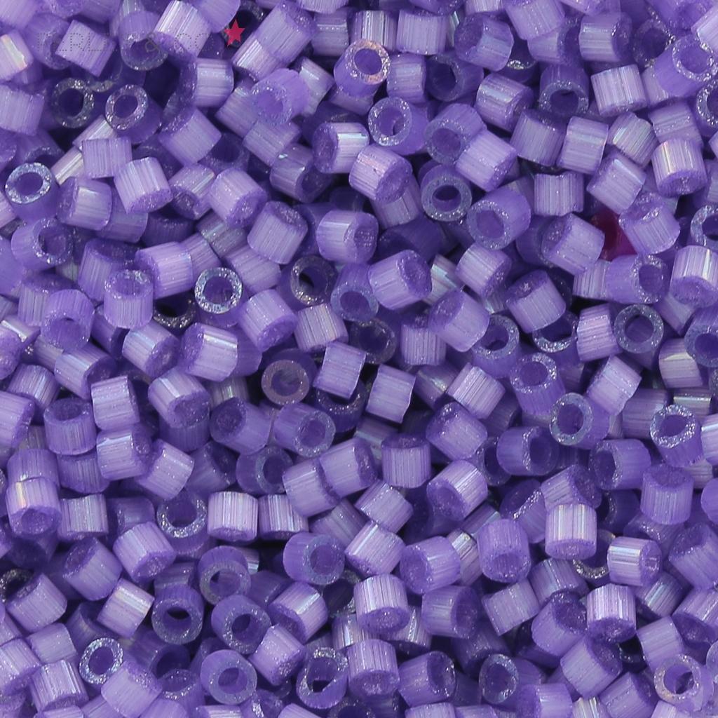 Delica 11/0 Db1809 Dyed Lilac Silk Satin — Imaginea 1