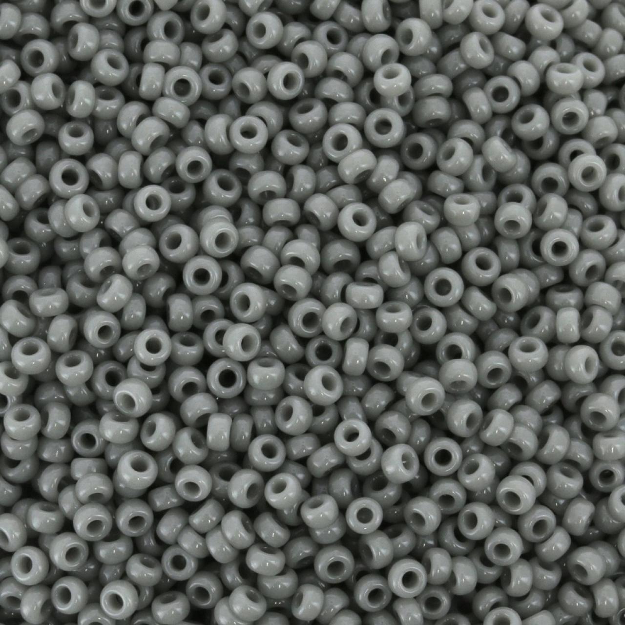 Margele De Nisip Miyuki 15/0 0499 Opaque Falcon Gray