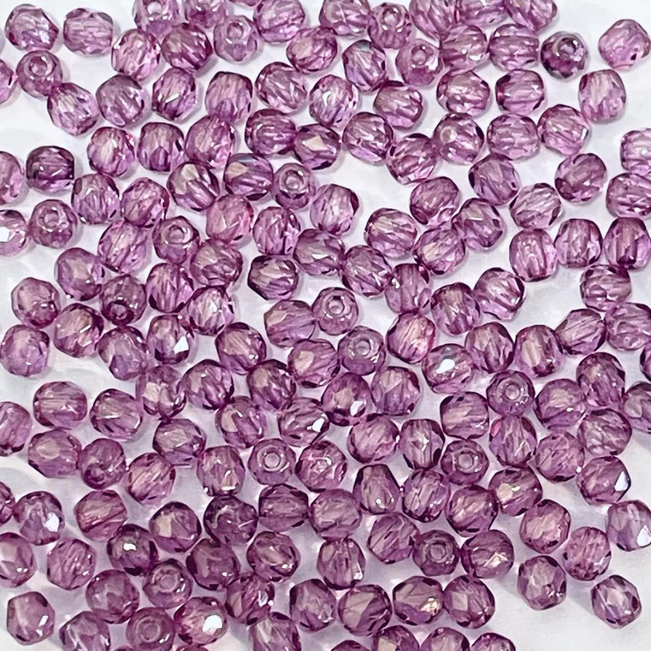 Margele Cehesti Fire-Polish 3mm 14494/00030 Crystal Lila Luster