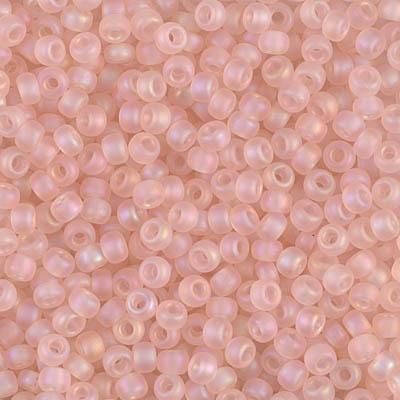 Margele de nisip Miyuki 8/0 0155FR Matte Transp Lt Tea Rose — Imaginea 1